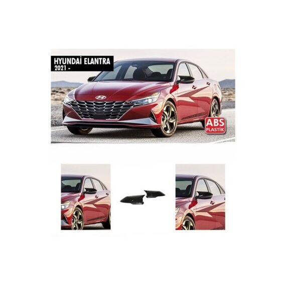 Capace oglinda tip Batman auto compatibile Hyundai Elantra 2021-> cu semnalizare in oglinda Cod: C543-BAT2-Dacenergy.ro