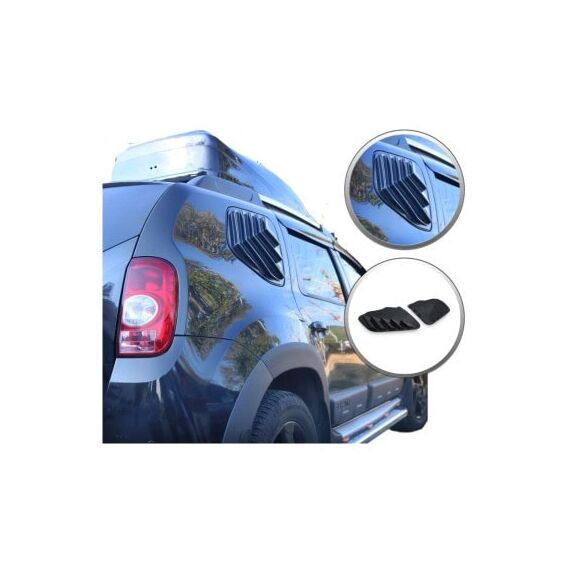 Ornament protectie geam auto lateral spate compatibil Dacia Duster I 2010-2018 Cod: ABS-D1 DDACK10172-poza 3-Dacenergy.ro