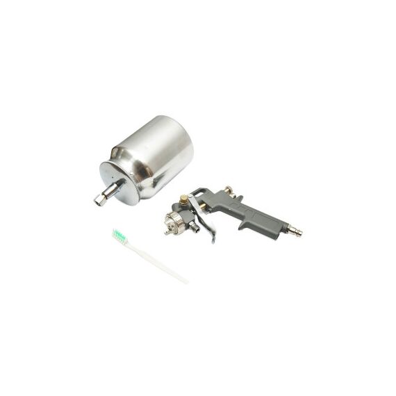 Pistol de vopsit cu aer comprimat 1L, cupa din inox in partea de jos, duza 1.5mm Cod: BK79599-poza 4-Dacenergy.ro