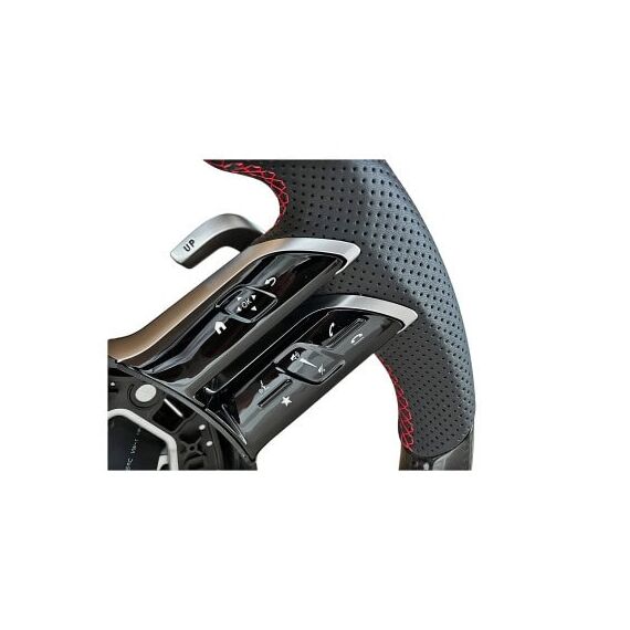 Volan sport piele si carbon compatibil cu modelele Mercedes  2011-2021  Produs compatibil - nu este OEM Cod: OCH-03-poza 3-Dacenergy.ro