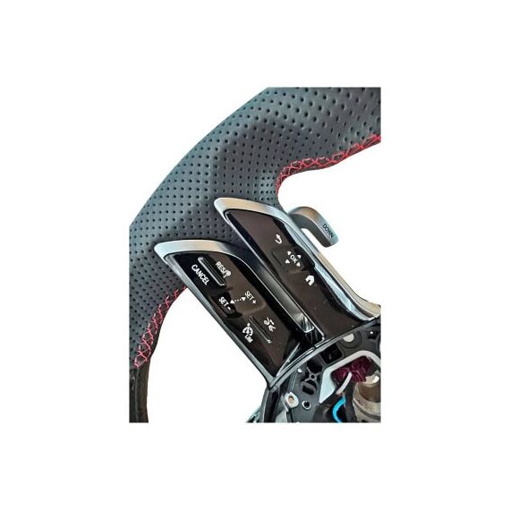 Volan sport piele si carbon compatibil cu modelele Mercedes  2011-2021  Produs compatibil - nu este OEM Cod: OCH-03-poza 4-Dacenergy.ro