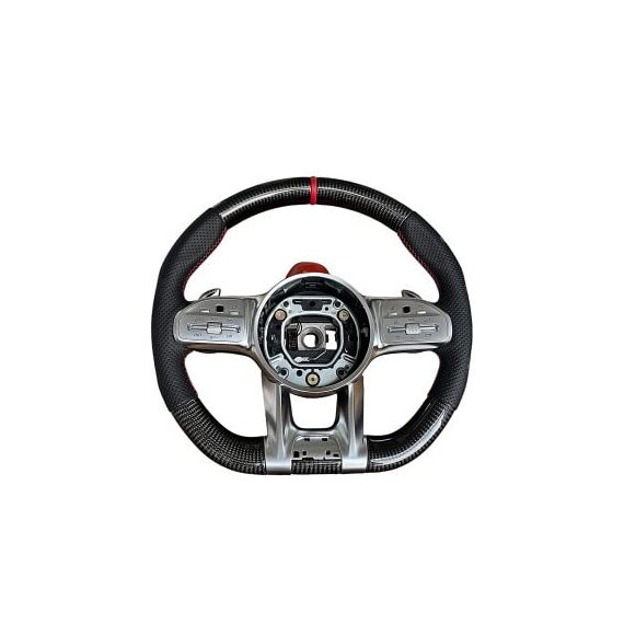 Volan sport piele si carbon  compatibil cu modelele Mercedes  2011-2021 Produs compatibil - nu este OEM Cod: OCH-08-Dacenergy.ro