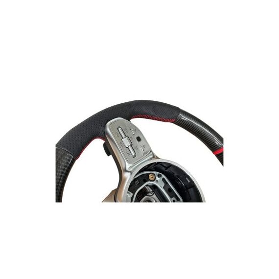 Volan sport piele si carbon  compatibil cu modelele Mercedes  2011-2021 Produs compatibil - nu este OEM Cod: OCH-08-poza 5-Dacenergy.ro