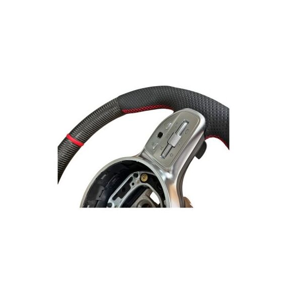 Volan sport piele si carbon  compatibil cu modelele Mercedes  2011-2021 Produs compatibil - nu este OEM Cod: OCH-08-poza 6-Dacenergy.ro