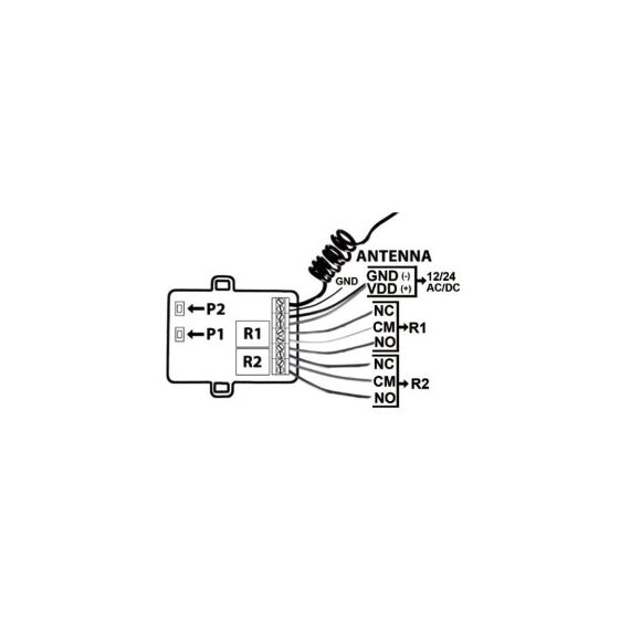 Kit automatizari interior receptor cu 2 telecomenzi Superior MIV-poza 2-Dacenergy.ro