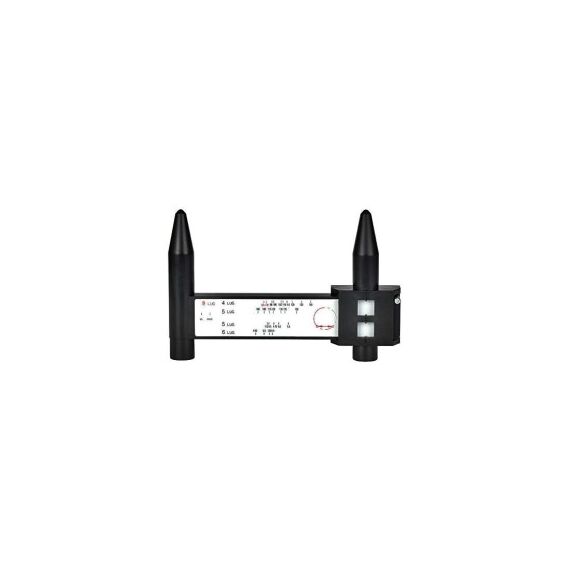 Subler pentru masurarea distantei dintre prezoanele jantelor , compatibil jante PCD Cod: MR117175-Dacenergy.ro
