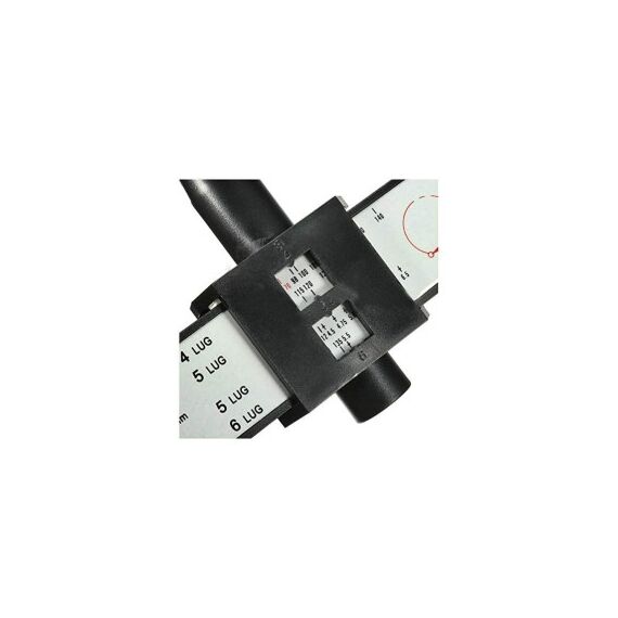 Subler pentru masurarea distantei dintre prezoanele jantelor , compatibil jante PCD Cod: MR117175-poza 3-Dacenergy.ro