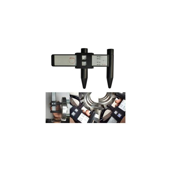 Subler pentru masurarea distantei dintre prezoanele jantelor , compatibil jante PCD Cod: MR117175-poza 6-Dacenergy.ro