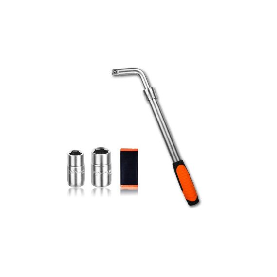 Set cheie roata premium telescopica cu 2 capete  17x19mm / 21x23mm Cod: KNG-133151-poza 2-Dacenergy.ro