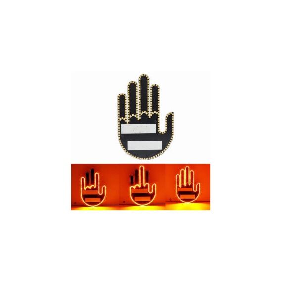 Panou LED tip mana, programabil, cu afisaje personalizabile controlate din telecomanda Cod: FS-1805-poza 3-Dacenergy.ro