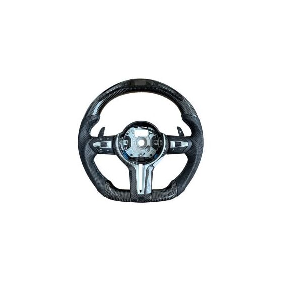 Volan sport carbon cu display compatibil BMW Seria 5 F10/F11/F07, Seria 6 F06/F12/F13, Seria 7 F01/F02, Cod: OCH-16-Dacenergy.ro