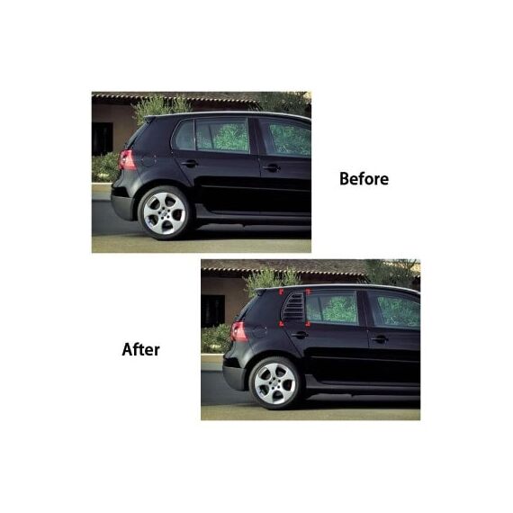 Ornament protectie geam lateral spate compatibil Volkswagen Golf 5 MK5 Hatchback 2003-2009 Cod: 34129-poza 3-Dacenergy.ro
