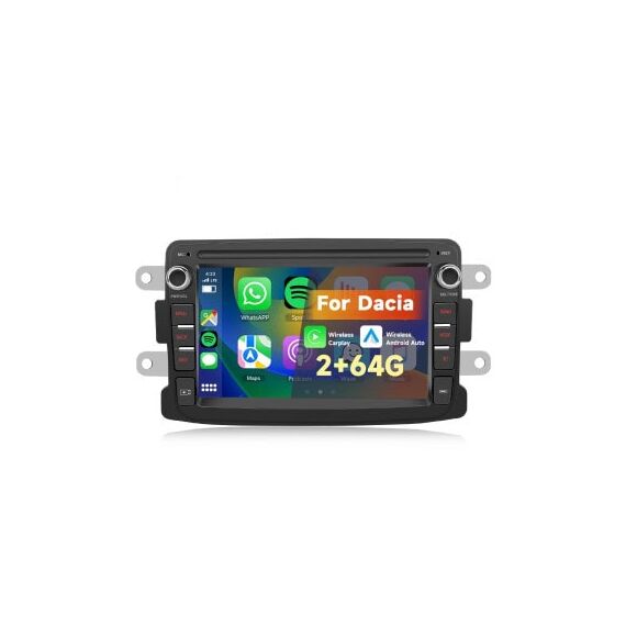 Navigatie Android ecran 7 inch 2GB+64GB CarPlay Android Auto GPS WIFI FM RDS compatibila Dacia Cod: A4105-Dacenergy.ro