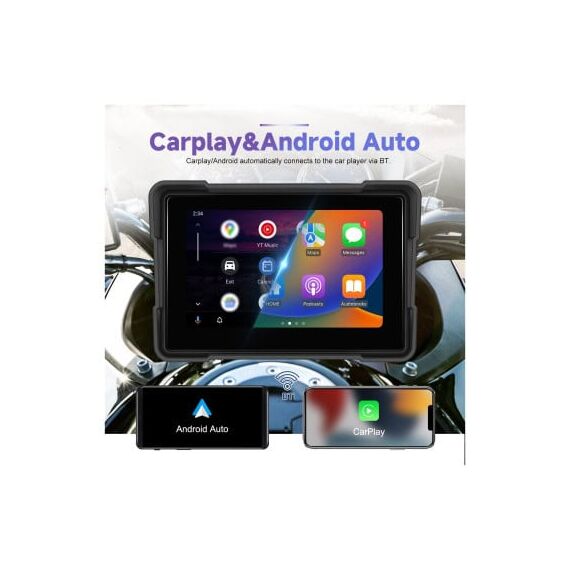 Sistem camera DVR motocicleta cu ecran 5 inch si camera fata spate Cod: A4059-poza 6-Dacenergy.ro