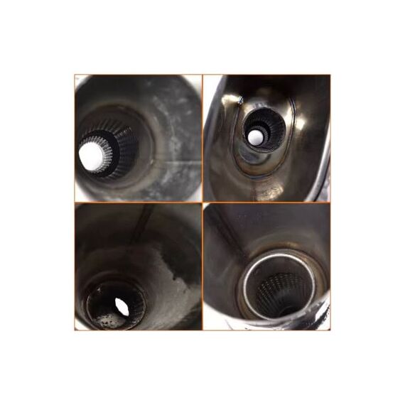 Toba sport inox dubla, diametru intrare 60 mm, lungime totala 550 mm, corp 320 mm Cod: 801212-7676P-poza 7-Dacenergy.ro