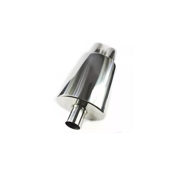 Toba sport inox dubla, diametru intrare 60 mm, lungime totala 550 mm, corp 320 mm Cod: 801212-7676P-poza 3-Dacenergy.ro