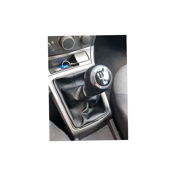Maner si manson schimbator auto imitatie piele compatibil Opel Astra H  2006-2010 cu 2 adaptoare pentru 5 si 6 viteze Cod: SC-117-poza 2-Dacenergy.ro
