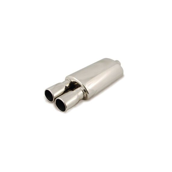 Toba sport inox dubla, diametru intrare 60 mm, lungime totala 550 mm, corp 320 mm Cod: 801212-7676P-Dacenergy.ro