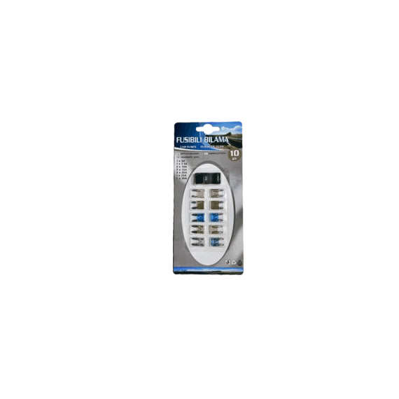 Set 10 sigurante auto mini  cu clema Premium Cod: T101 Zinc-Dacenergy.ro
