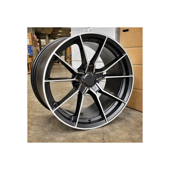 Jante PDW 18x8.5 5x112 ET38 negru polish compatibile Audi, BMW, Volkswagen, Mercedes, Skoda, Seat, Cupra  Cod: 20411885-28-poza 3-Dacenergy.ro