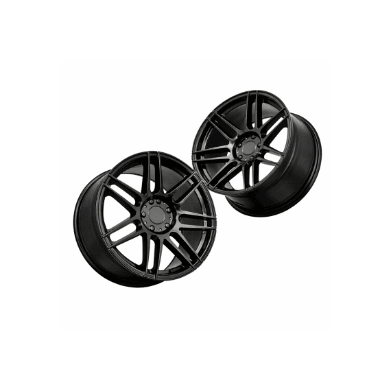 Jante PDW 19x9 fata 19x10 spate 5x120 ET15 ET36 negru lucios compatibile BMW Cod: 95285F02 / 95285R03-poza 3-Dacenergy.ro