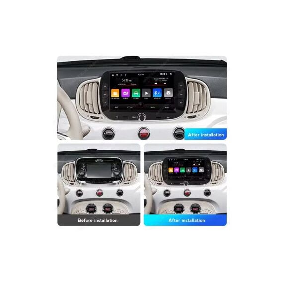 Navigatie Android 7 inch CarPlay Android Auto GPS WIFI compatibila  Fiat Cod: A3172QK-poza 4-Dacenergy.ro