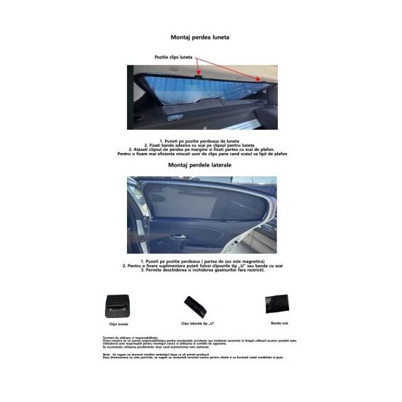 Perdele auto magnetice premium compatibile Dacia Logan III 2021-> Cod: PD5013-poza 10-Dacenergy.ro