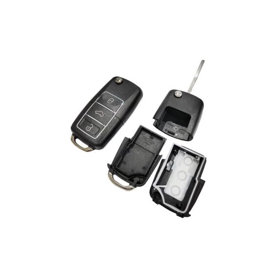 Carcasa telecomanda compatibila Volkswagen cu lamela Cod: 9002C-poza 4-Dacenergy.ro