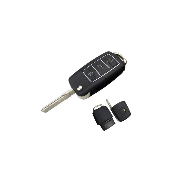 Carcasa telecomanda compatibila Volkswagen cu lamela Cod: 9002C-poza 5-Dacenergy.ro