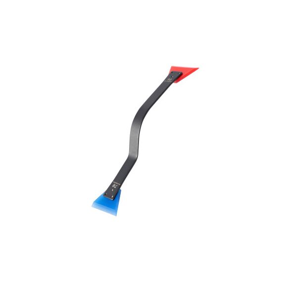 Racleta folie auto curbata dubla din silicon 70/90 durometru Cod: HS-122-Dacenergy.ro
