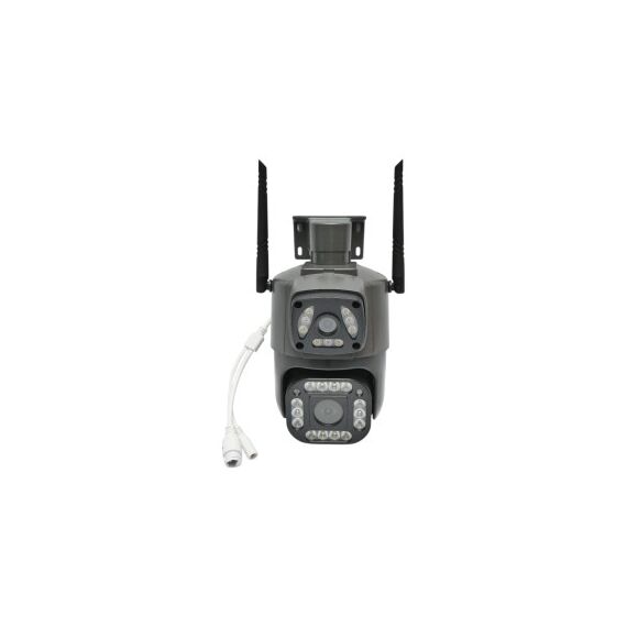 Camera de supraveghere lentila duala 4MP 1080P P2P WiFi 2.4GHz PTZ detectie umana V380 Pro Cod: DISMN54-Dacenergy.ro