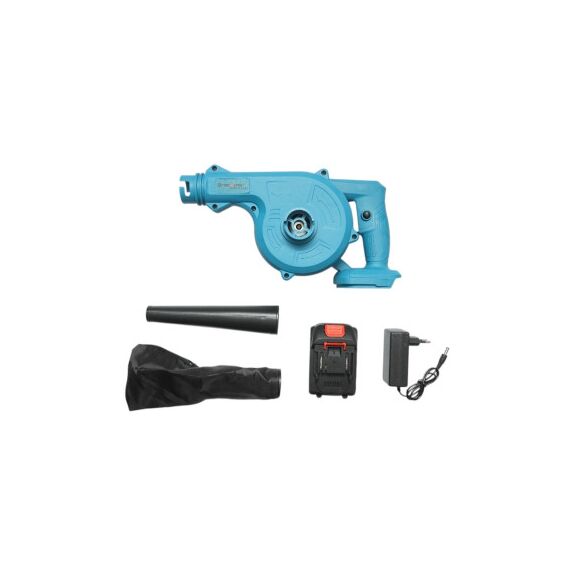 Suflanta aer de gradina 400W baterie litiu 21V 1500mAh debit 3.8m3/min Breckner Germany Cod: BK76868-poza 2-Dacenergy.ro