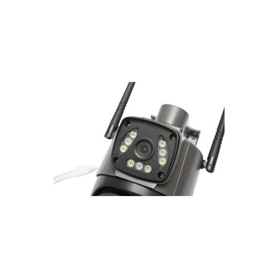 Camera de supraveghere lentila duala 4MP 1080P P2P WiFi 2.4GHz PTZ detectie umana V380 Pro Cod: DISMN54-poza 5-Dacenergy.ro