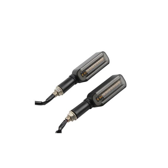Semnalizare moto LED 12V cu functie de lumina de zi alba si semnalizare galbena Cod: FS-1212-poza 2-Dacenergy.ro