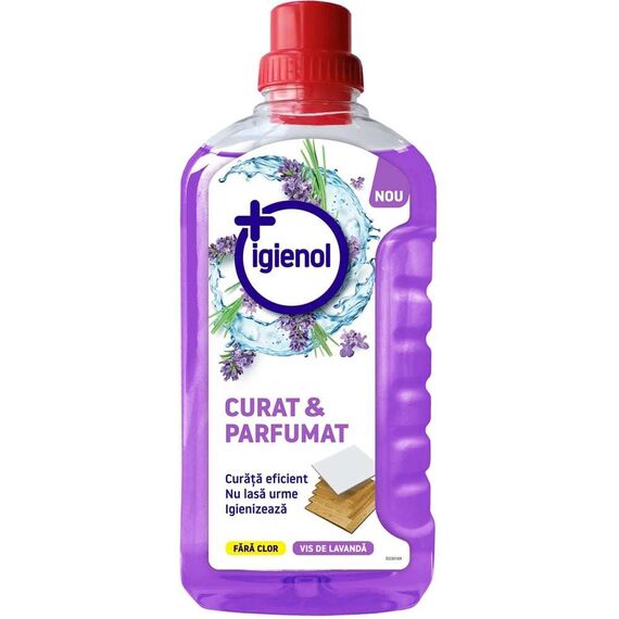 ​Solutie pardoseli Igienol, lichid, antibacterian, curat si parfumat, 1L, lavanda​-Dacenergy.ro