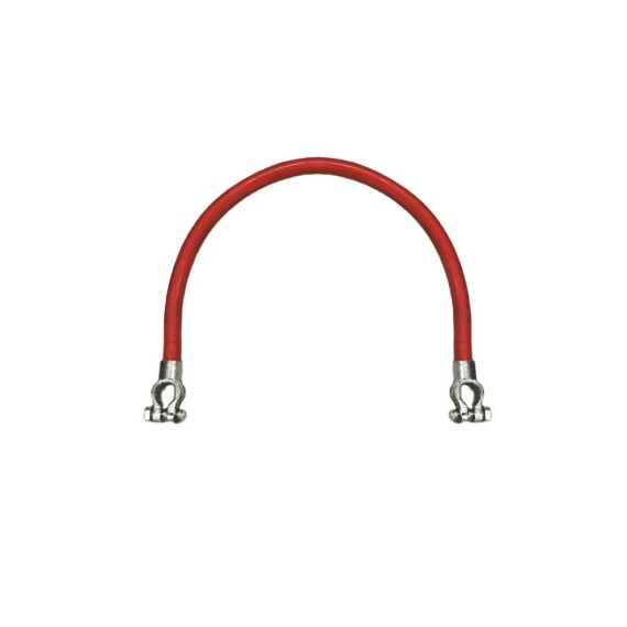 Cablu alimentare baterie borna 45 cm rosu Cod: 463-Dacenergy.ro