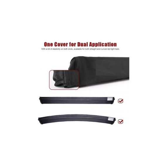 Husa protectie proiector auto si LED bar 81 cm 32 inch universala negru Cod: RAZ426-poza 4-Dacenergy.ro