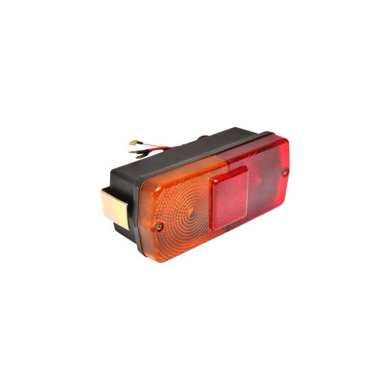Lampa stop spate cu catadioptru rosu-galben 12 V  Cod: DISCP54-poza 2-Dacenergy.ro