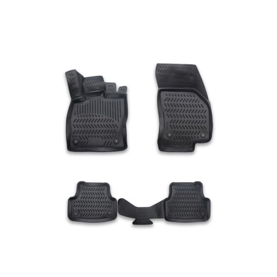 Covoare cauciuc tavita compatibile Seat Leon III  2012-2020  Cod: A80-X101v4-Dacenergy.ro