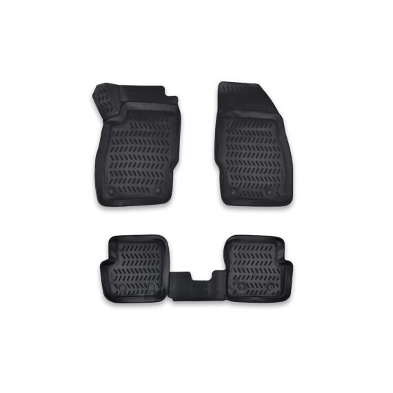 Covoare cauciuc tavita compatibile Opel Corsa E 2006-2019  Cod: A80-X127-Dacenergy.ro