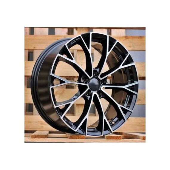 Jante DY1736 KM 16x6.5 5x112 ET35 negru polish diamond cut compatibile Volkswagen Audi Seat Skoda Cupra Cod: DY1736-poza 3-Dacenergy.ro