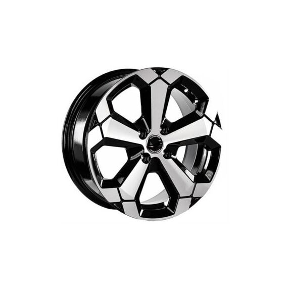 Jante DY427 KM 16x6.5 5x114.3 ET32 negru polish diamond cut compatibile Dacia Renault Nissan Toyota Cod: DY427-Dacenergy.ro