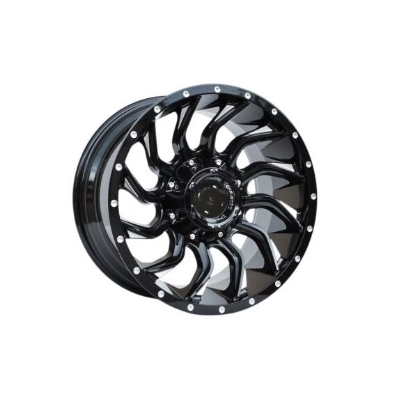 Jante DY481 KM 20x9 6x139.7 ET0 negru argintiu compatibile Ford Toyota Nissan Mitsubishi Cod: DY481-Dacenergy.ro
