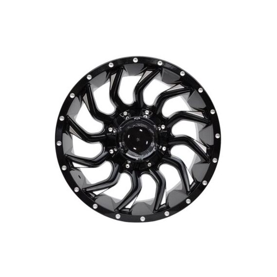 Jante DY481 KM 20x9 6x139.7 ET0 negru argintiu compatibile Ford Toyota Nissan Mitsubishi Cod: DY481-poza 2-Dacenergy.ro