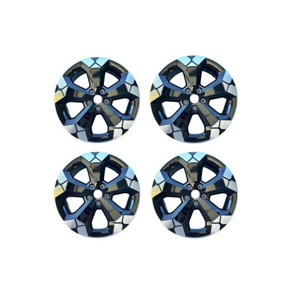 Jante originale Dacia Tagasan semidiamantat 18x6.5J 5x114.3 ET32 negru semidiamond cut compatibile Dacia Duster III Bigster Cod: 403001134R-poza 3-Dacenergy.ro