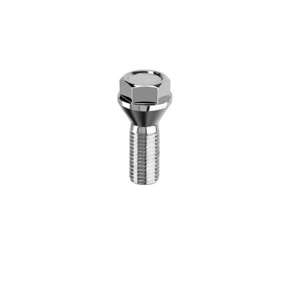 Prezon janta auto M12x1.5 26mm cap scurt cap cheie 17 con drept Cod: B203-Dacenergy.ro