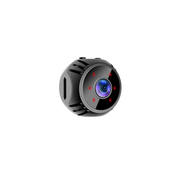 Mini camera WiFi DacEnergy©, dispozitiv de spionaj cu camera video si microfon, detectare miscare, vedere nocturna, notificari instant-poza 2-Dacenergy.ro