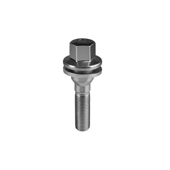 Prezon janta auto M12x1.25 55mm cap cheie 17 cu saiba fixa compatibil Peugeot Citroen Opel Fiat Toyota Cod: SB1079-Dacenergy.ro