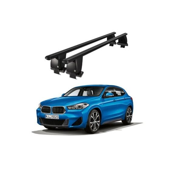 Bare transversale portbagaj auto aluminiu compatibile plafon neted BMW X2 F39 2018-> argintii sau negre Cod: CB200101 Kit-101-poza 2-Dacenergy.ro