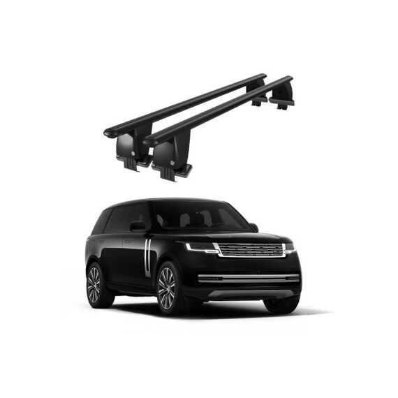 Bare transversale portbagaj auto aluminiu compatibile plafon neted Land Rover Range Rover L406 2021-> argintii sau negre Cod: CB200101 Kit-101-poza 2-Dacenergy.ro